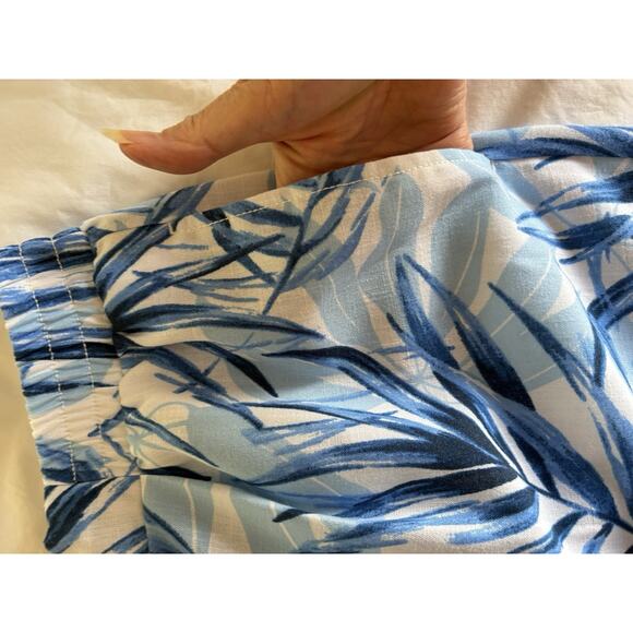 SOHO Apparel LTD Women's Large Wide Leg Pull 0n Summer Pants Elastic Waist Tie - Picture 10 of 15